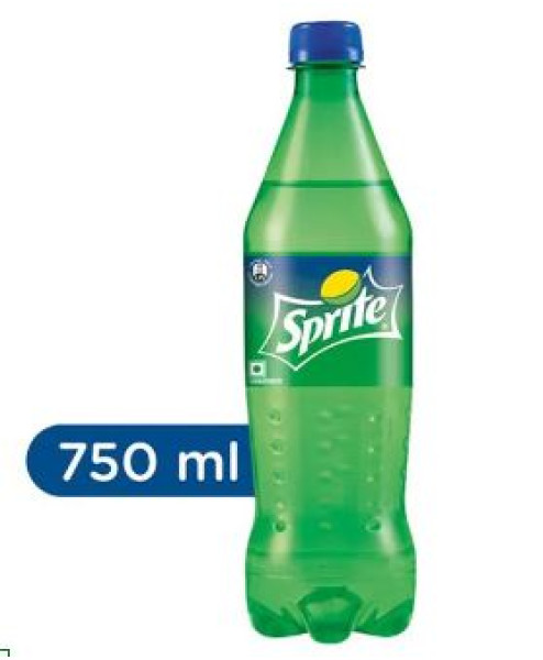 Sprite Soft Drink  Refreshing, 750 ml Bottle 